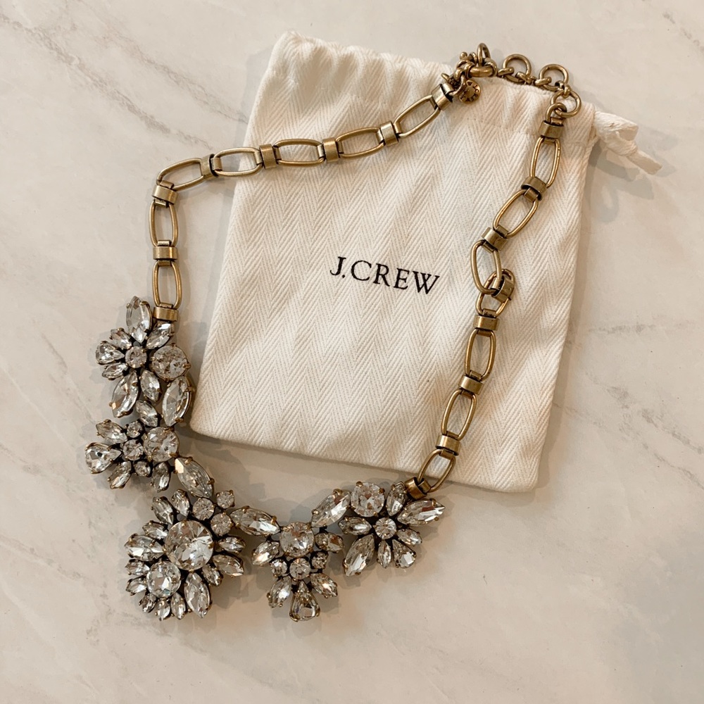 J.Crew Crystal statement necklace